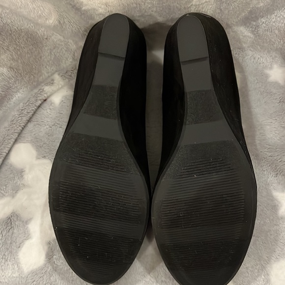 APT 9 black suede wedge shoes - Picture 3 of 5